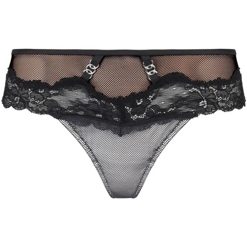 Sous-vêtements Femme Culottes & autres bas Femme | String ivoire/noir Tentation - SX57942