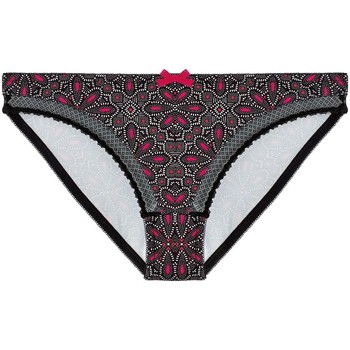 Sous-vêtements Femme Culottes & slips Pomm'poire Culotte framboise/noir Les Jeux Sont Faits rose