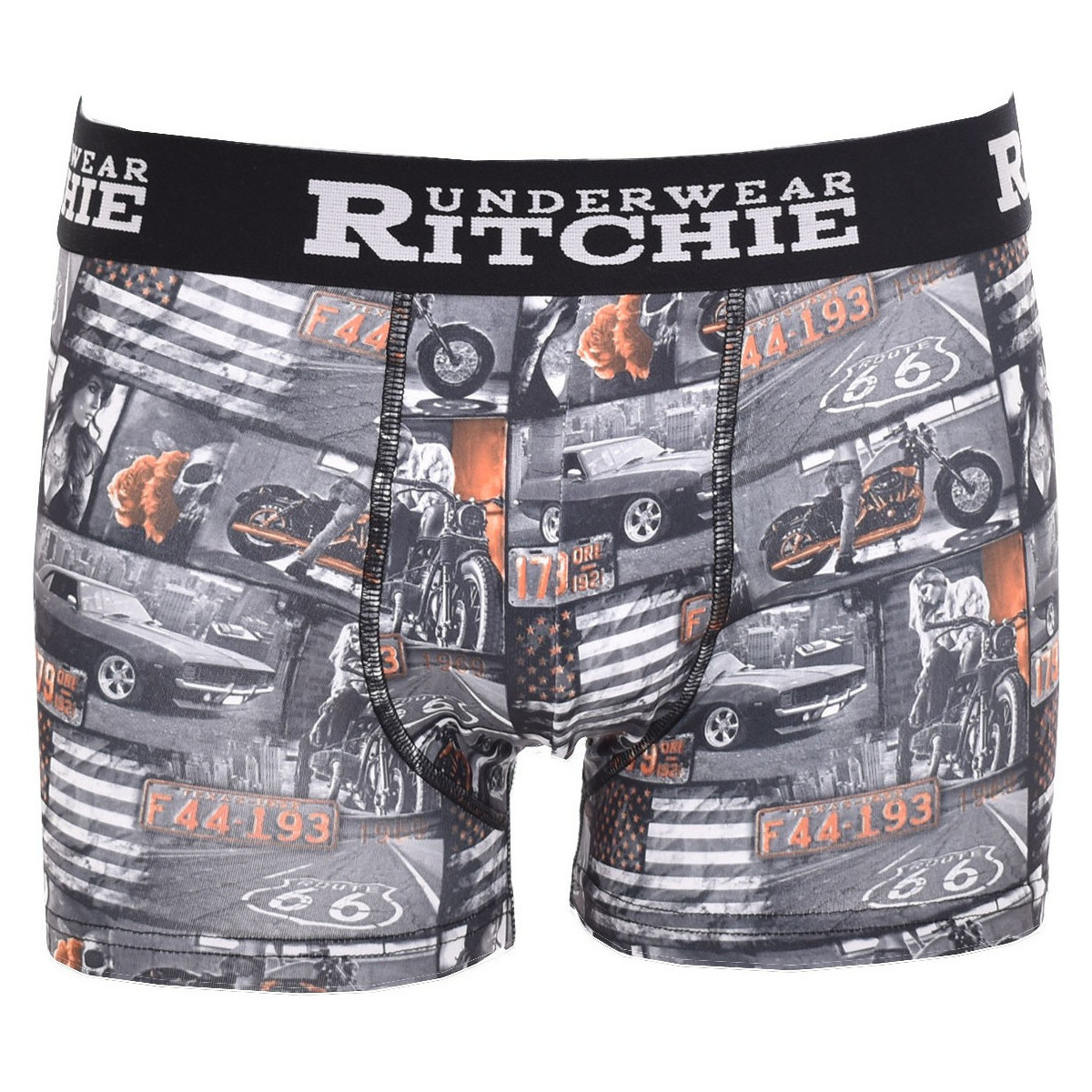Sous-vêtements Boxers Ritchie Boxer motifs RYANE Orange