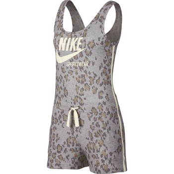 Vêtements Femme Débardeurs / T-shirts sans manche Nike Combishort Sportswear Gym Vintage gris