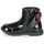 Chaussures Fille Boots Mod'8 STELIA Noir Vernis / Rouge