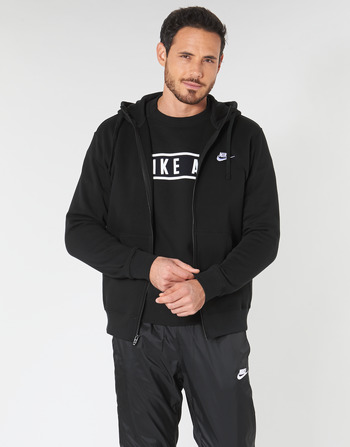 Vêtements Homme Sweats Nike M NSW CLUB HOODIE FZ BB Noir