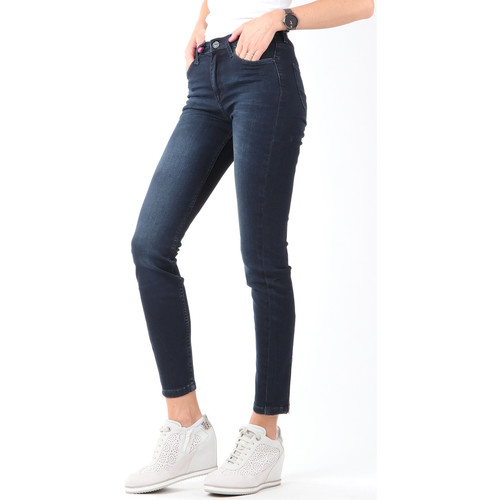 Vêtements Lee Scarlett High Crop Skinny Cropped L32BAIFA granatowy - Vêtements Jeans skinny Femme 47 