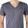 Vêtements Homme T-shirts manches courtes Eleven Paris T-Shirt L2 Basic V Button SS Gris