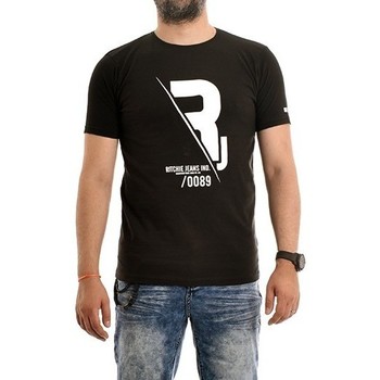 Vêtements Homme T-shirts manches courtes Ritchie T-shirt pur coton organique NABAS Noir