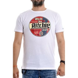 Vêtements Homme T-shirts manches courtes Ritchie T-shirt knock pur coton organique NAGEL Blanc