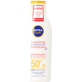 Beauté Protections solaires Nivea Q10+ Reafirmante Body Cream Sensitive Spf50+ Leche 