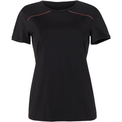 Vêtements Femme Brassières de sport Lisca T-shirt sport manches courtes Energy  Cheek noir Noir