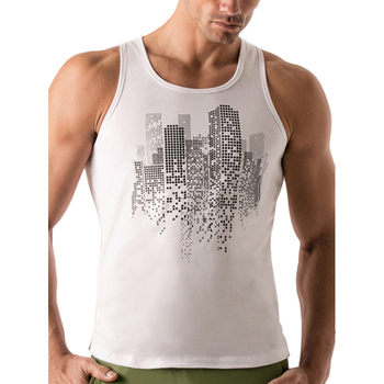 Vêtements Homme Débardeurs / T-shirts sans manche Code 22 Débardeur City Code22 Blanc