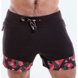 Vêtements Homme Shorts / Bermudas Code 22 Short Camo Code22 Noir