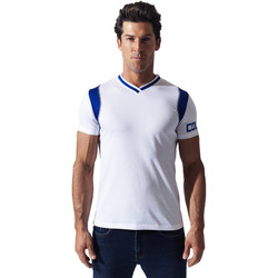 Vêtements Homme T-shirts manches courtes Code 22 Tee-Shirt Contrast sport Code22 Blanc