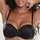 Sous-vêtements Femme Bandeaux & bretelles amovibles Lascana Soutien-gorge bandeau push-up Perfect Basic Noir