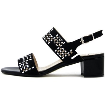 Flexistep Femme Chaussures, Sandales, Faux Daim-68364 Noir