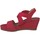 Chaussures Femme Sandales et Nu-pieds Mephisto Sandales en velours GIULIANA Rouge