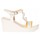 Chaussures Femme Sandales et Nu-pieds Cassis Côte d'Azur Sandales Orso Blanc Blanc