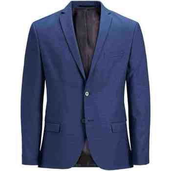 Vêtements Homme Vestes / Blazers Jack & Jones 12141107 JPRSOLARIS BLAZER NOOS MEDIEVAL BLUE Bleu