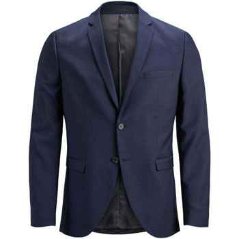Vêtements Homme Vestes / Blazers Maison & Déco 12141107 JPRSOLARIS BLAZER NOOS DARK NAVY Bleu