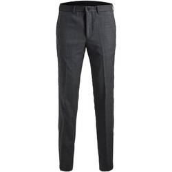 Vêtements Homme Pantalons de costume Jack & Jones 12141112 JPRSOLARIS TROUSER NOOS DARK GREY Gris