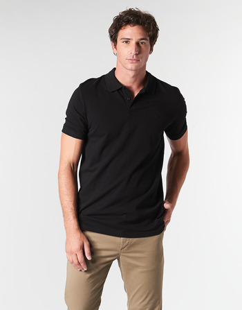 Calvin Klein Jeans Czarny t-shirt o dopasowanym kroju z logo JJEBASIC