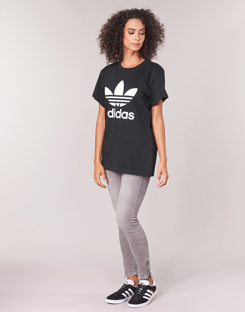 adidas Originals BOYFRIEND TEE Noir - Vêtements T-shirts manches courtes  Femme 54,00 €