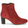 Chaussures Femme moradas Boots André MAJESTEE Rouge