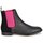 Chaussures Femme Boots Moschino Cheap & CHIC CA2112 Noir / Rose