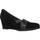 Chaussures Femme Derbies & Richelieu Stonefly EMILY II 1 GOAT SUEDE Noir