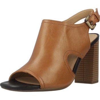 Geox D AUDALIES HIGH SAND Marron - Chaussures Sandale Femme 62,95 €