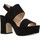 Chaussures Femme Sandales et Nu-pieds Different 64 8540 Noir