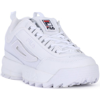 Chaussures Homme Baskets mode Fila DISRUPTOR LOW PATCHES Blanc
