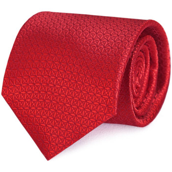 Vêtements Homme Cravates et accessoires Dandytouch Cravate Relief Rouge