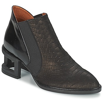 Brunate Low boot noir-gris motif animal Chaussures Bottes Low boots 