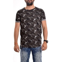 Vêtements Homme T-shirts manches courtes Ritchie T-shirt coton militaire NIMON Gris chiné