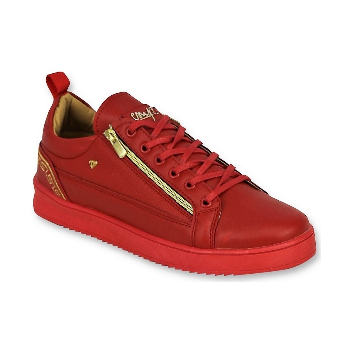 Chaussures Homme Baskets mode Cash Money 94861294 Rouge