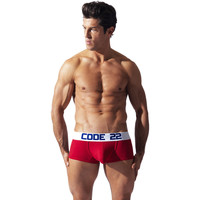 Sous-vêtements Homme Boxers Code 22 Boxer sport Full Front Code22 Rouge