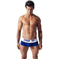 Sous-vêtements Homme Boxers Code 22 Boxer Double Stripe Code22 Bleu