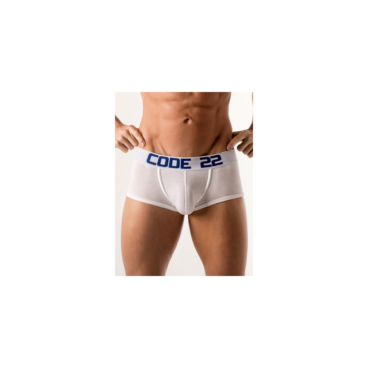 Sous-vêtements Homme Boxers Code 22 Shorty Basic Code22 Blanc