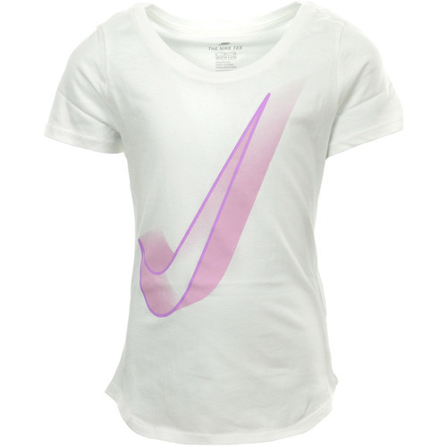Vêtements Fille T-shirts manches courtes Grey Nike Kids Nsw Tee Scoop Interstellar Blanc