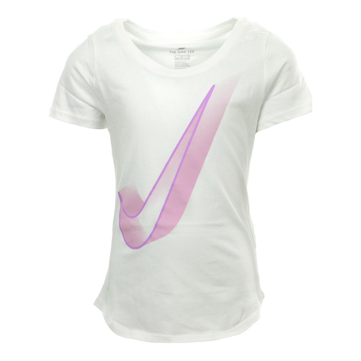 Vêtements Fille T-shirts manches courtes Nike Kids Nsw Tee Scoop Interstellar Blanc