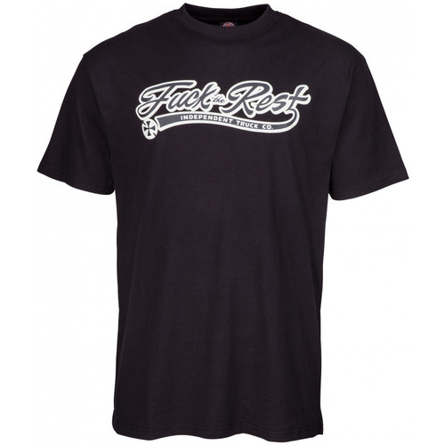 Vêtements Homme T-shirts & Polos Independent Ftr script baseball Noir