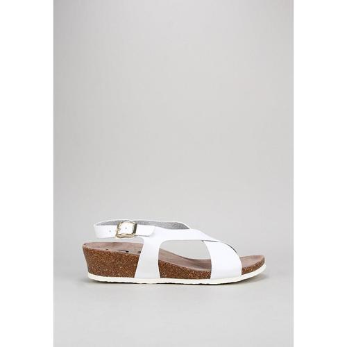 Chaussures Femme Sandales et Nu-pieds Senses & B3301-22 Shoes SANTA POLA Blanc