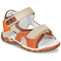 Chaussures Garçon Sandales et Nu-pieds GBB EROPE Beige / Orange