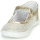 Chaussures Fille Ballerines / babies GBB PLACIDA Blanc / Doré