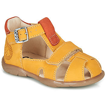 Chaussures Garçon Sandales et Nu-pieds GBB SEROLO Jaune / Orange
