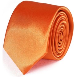 Vêtements Homme Cravates et accessoires Dandytouch Cravate Slim unie Orange