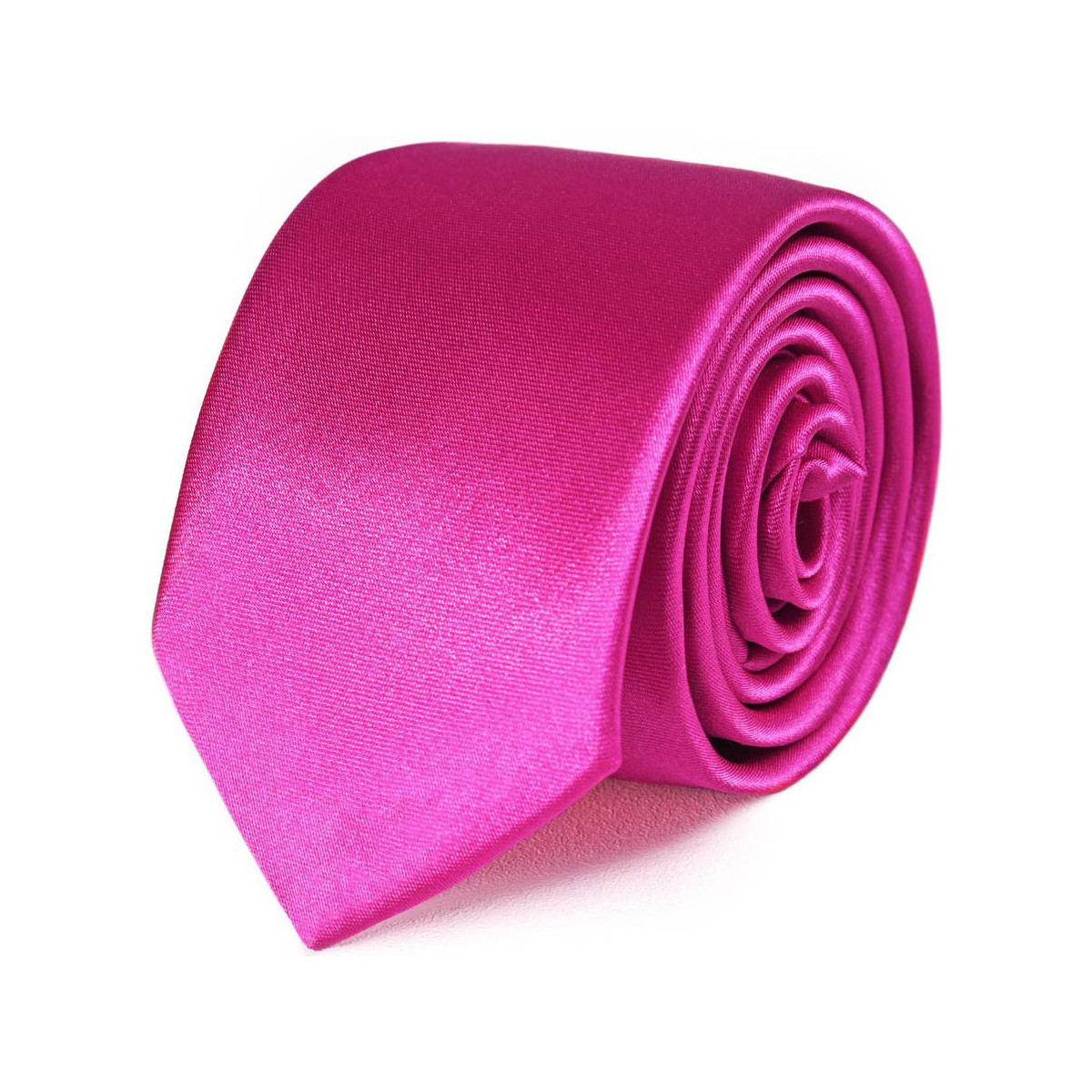 Vêtements Homme Cravates et accessoires Dandytouch Cravate Slim unie Rose