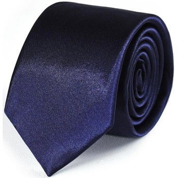Vêtements Homme Cravates et accessoires Dandytouch Cravate Slim unie Marine