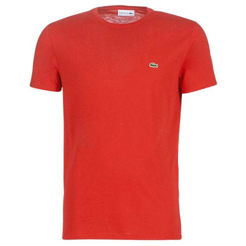 T-shirts Manches Courtes Lacoste TH6709 Rouge - Livraison Gratuite 