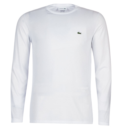 Vêtements Homme T-shirts manches longues Lacoste SPORT TH6712 Blanc