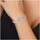 Montres & Bijoux Femme Bracelets Sc Crystal B1564-ARGENT Argenté
